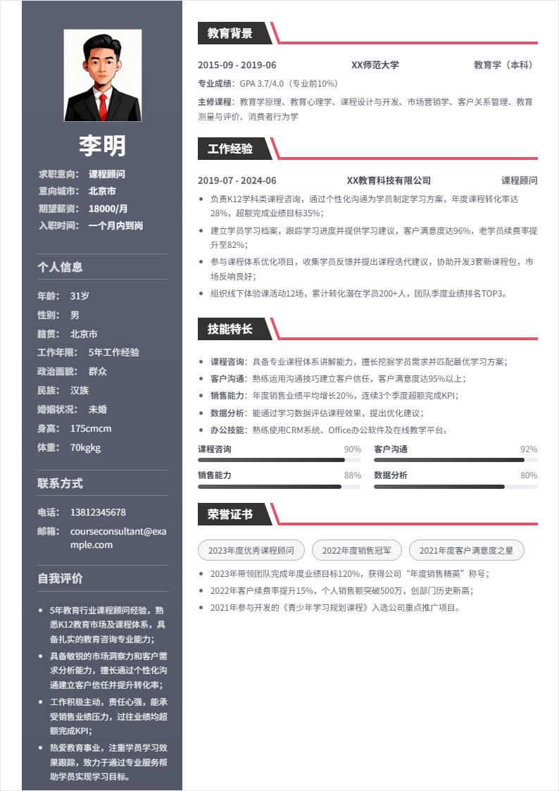 课程顾问 | 社招