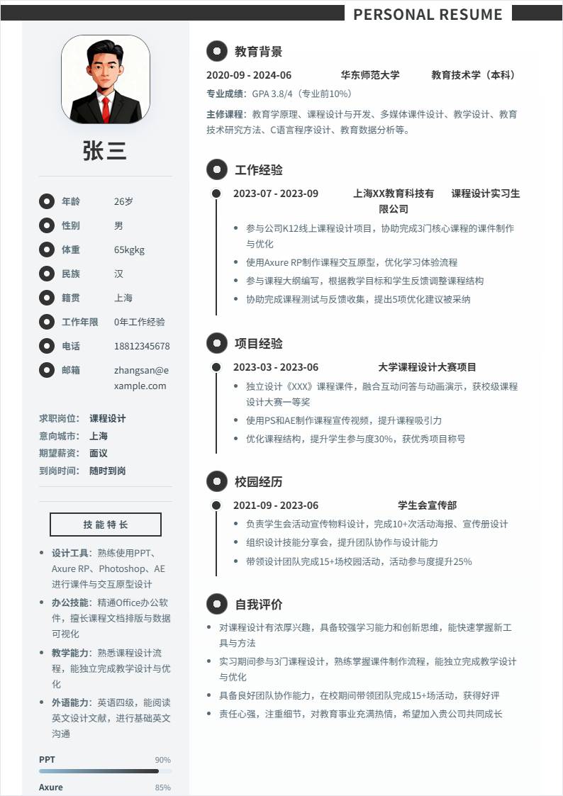 课程设计 | 校招