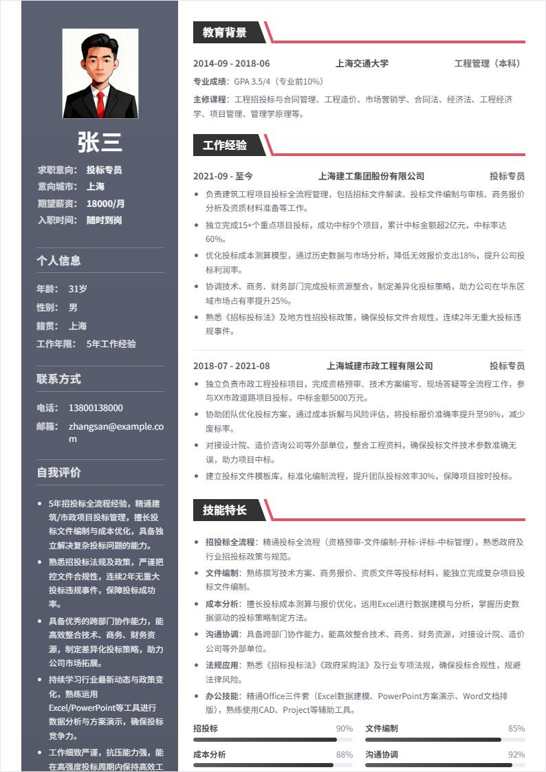 投标专员 | 社招