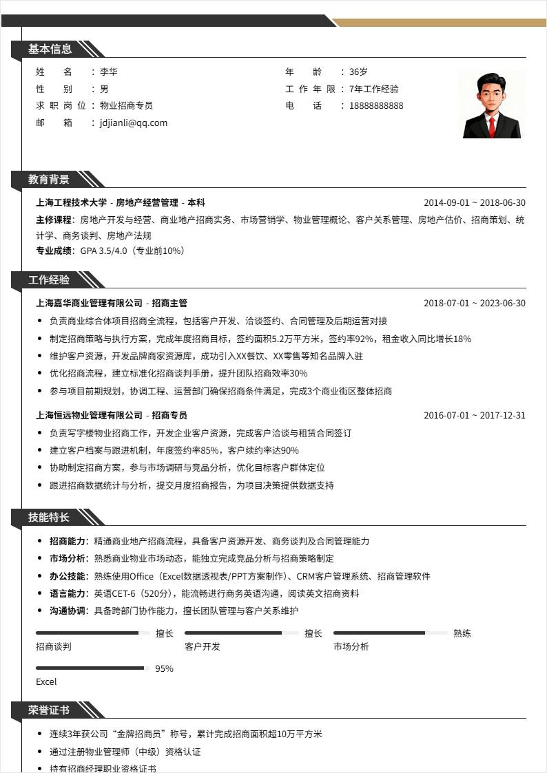 物业招商 | 社招