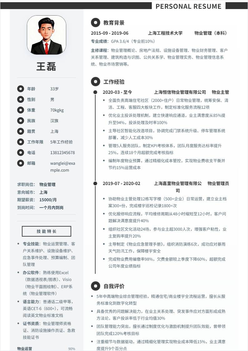 物业管理 | 社招