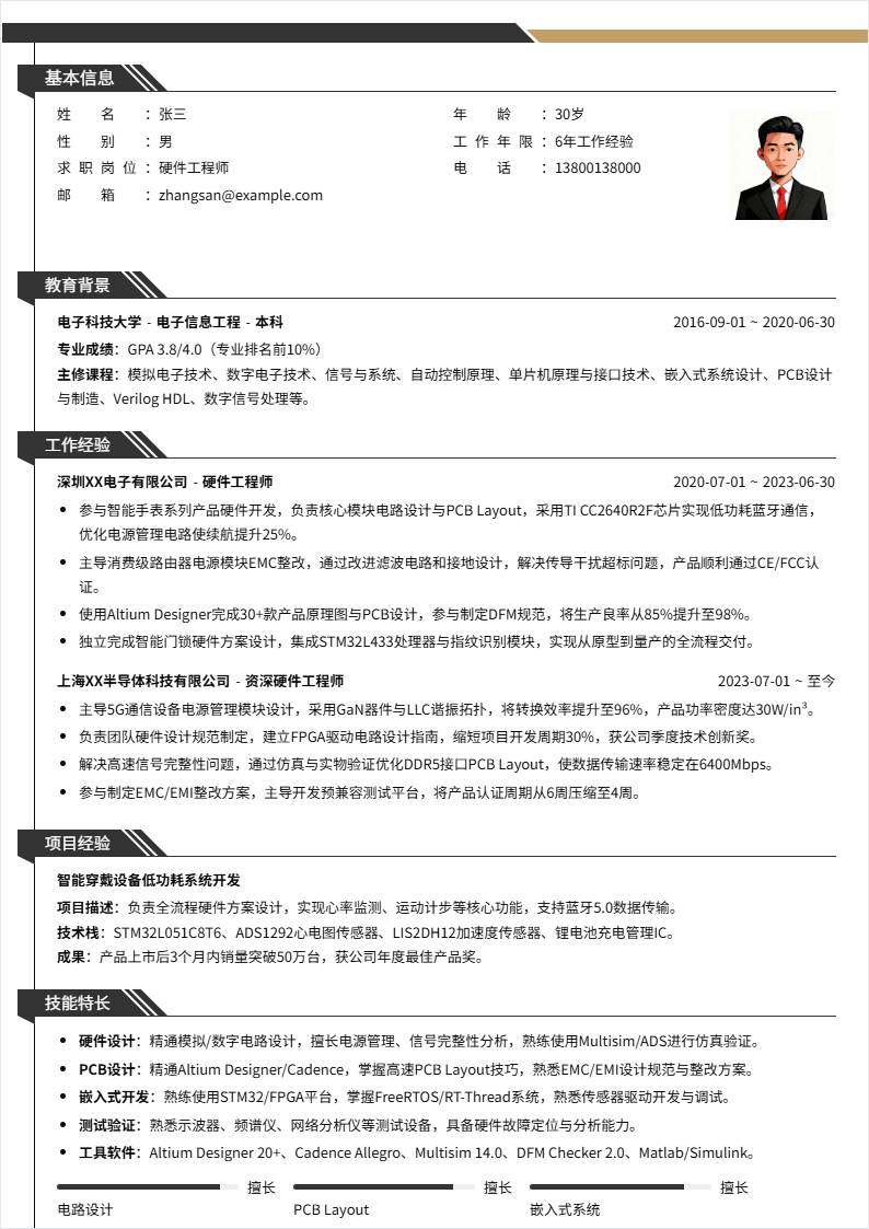 硬件工程师 | 社招