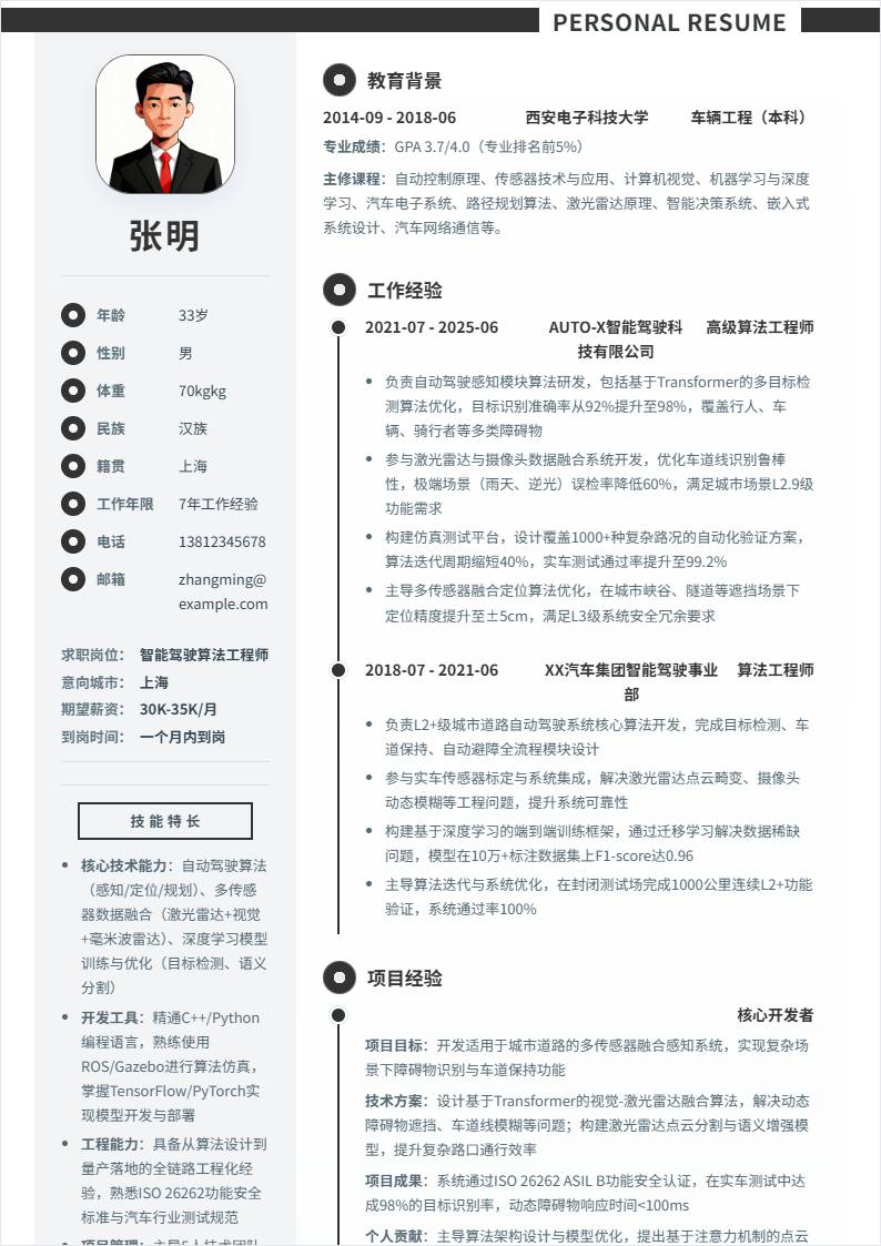 智能驾驶 | 社招