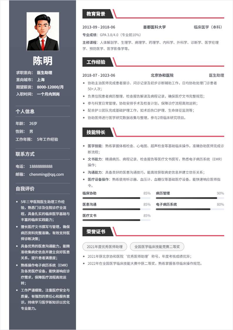 医生助理 | 社招