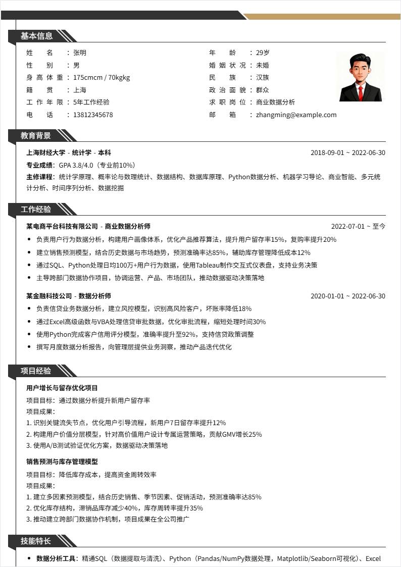 商业数据分析 | 社招