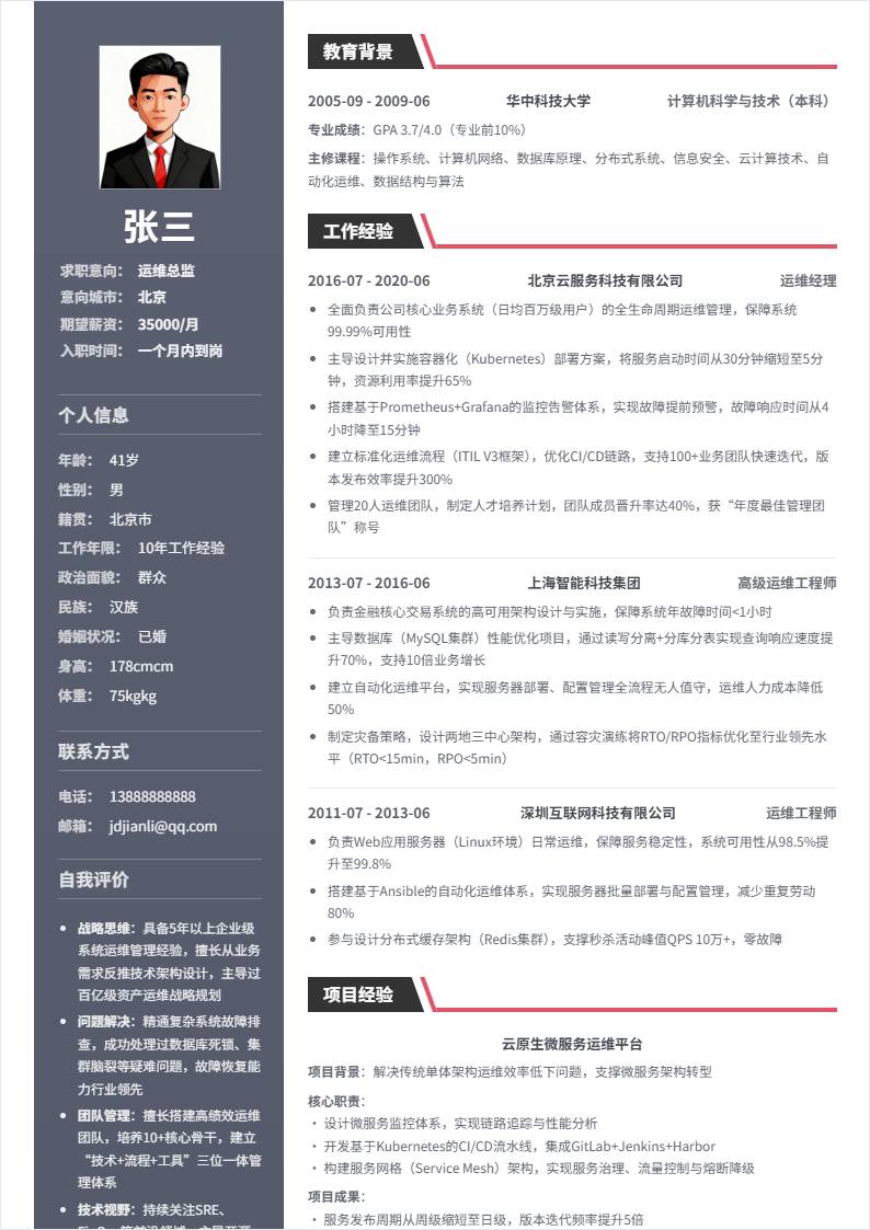 运维总监 | 社招