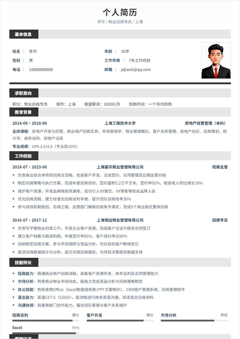 物业招商 | 社招