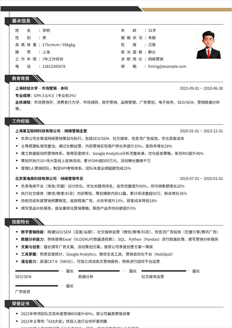 网络营销 | 社招