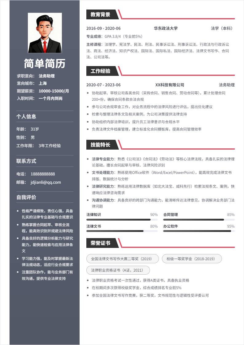 法务助理 | 社招