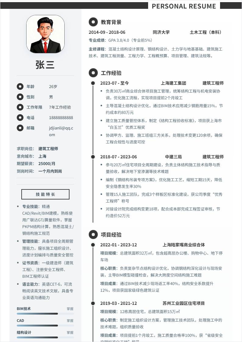 建筑工程师 | 社招