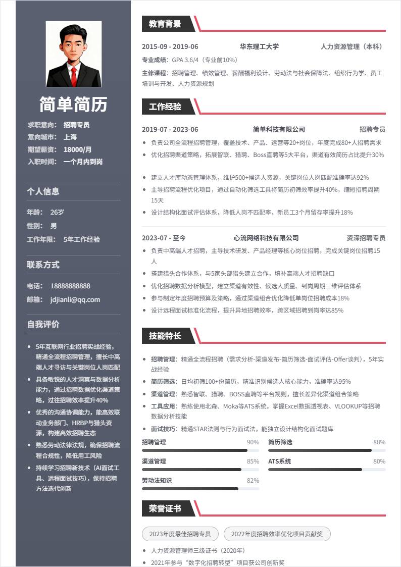 招聘专员 | 社招