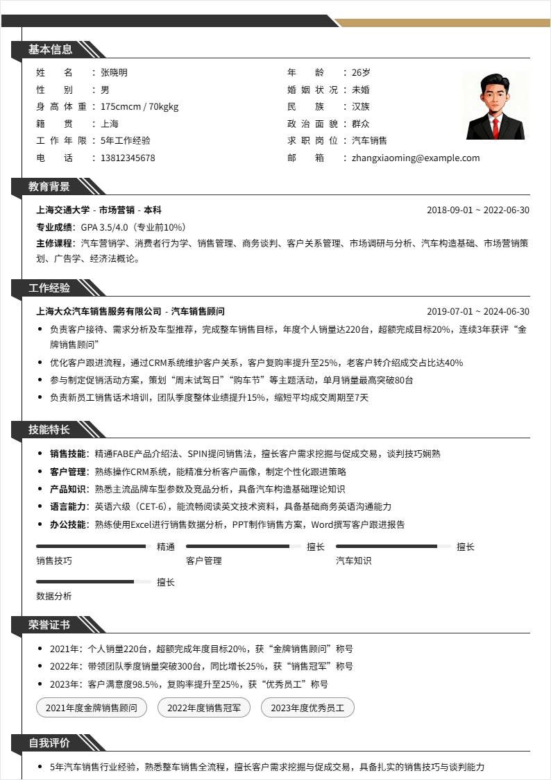 汽车销售 | 社招