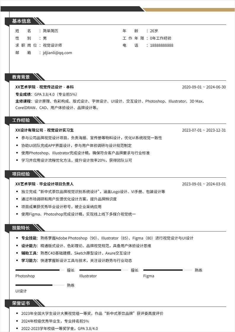 视觉设计 | 校招