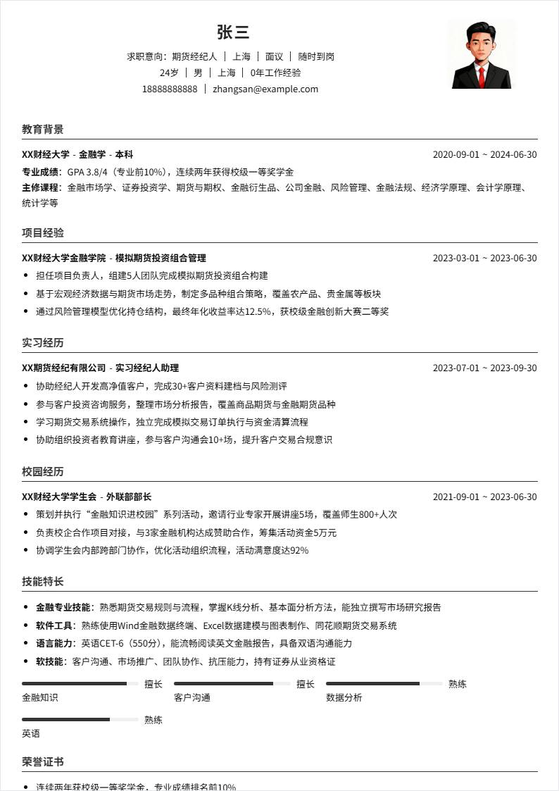 期货经纪人 | 校招