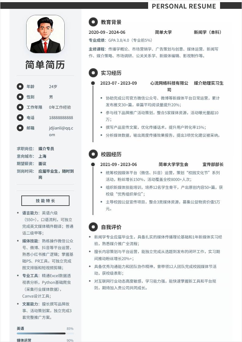 媒介专员 | 校招