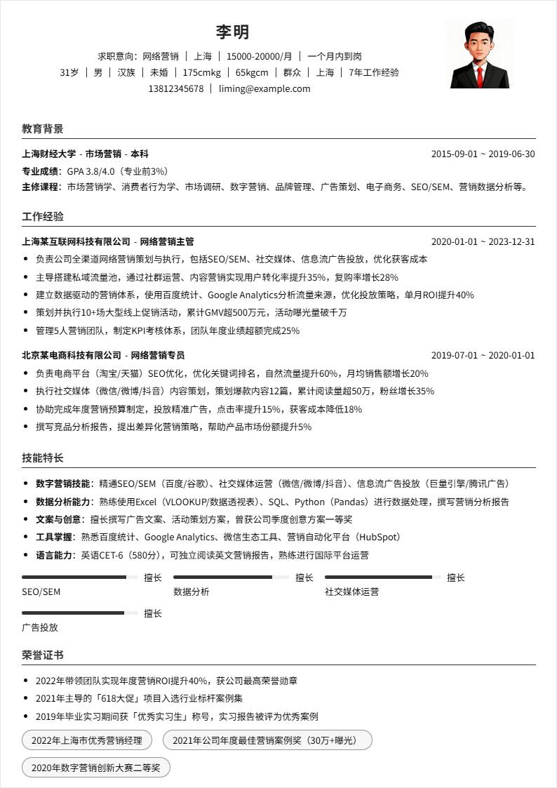 网络营销 | 社招