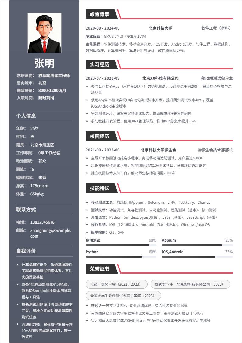 移动端测试 | 校招