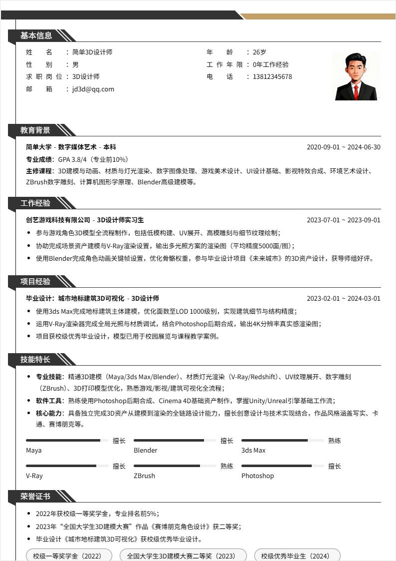 3D设计师 | 校招