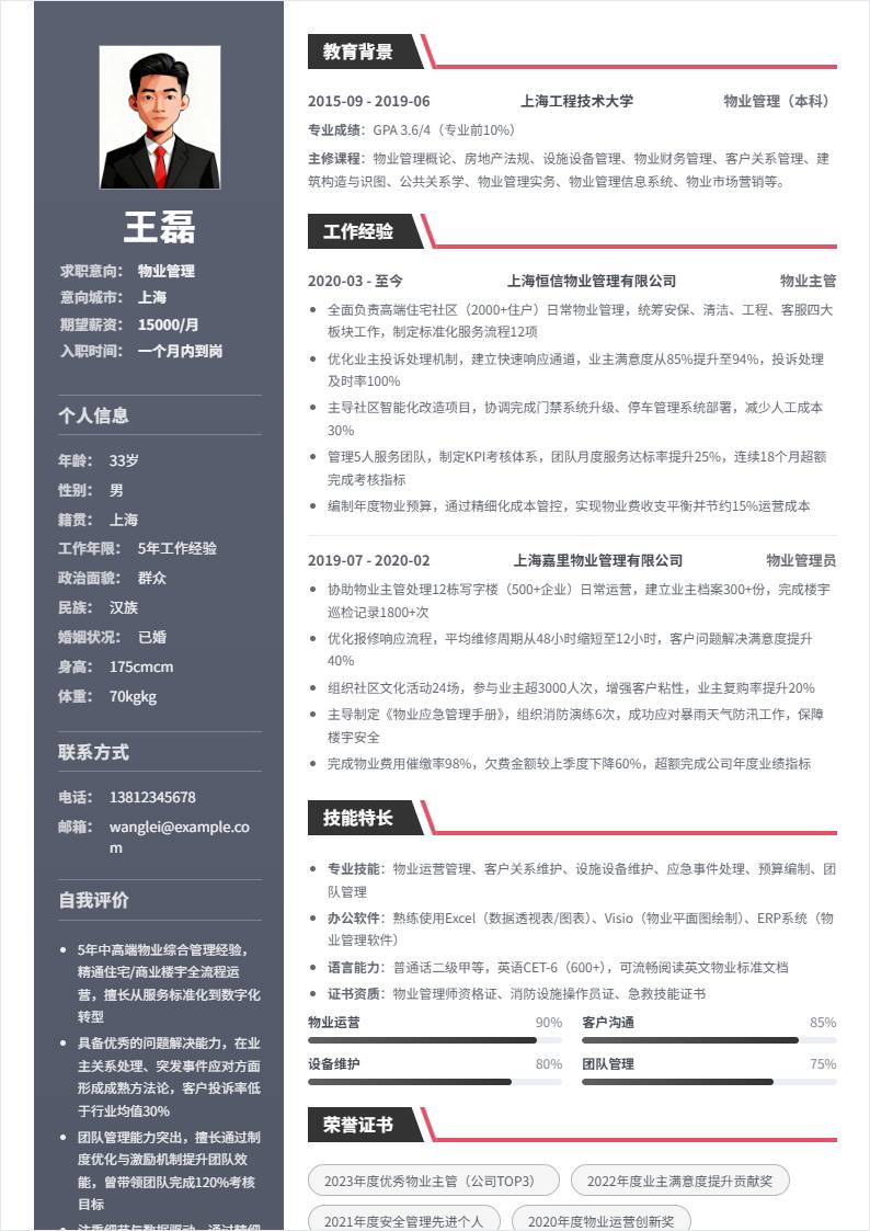 物业管理 | 社招