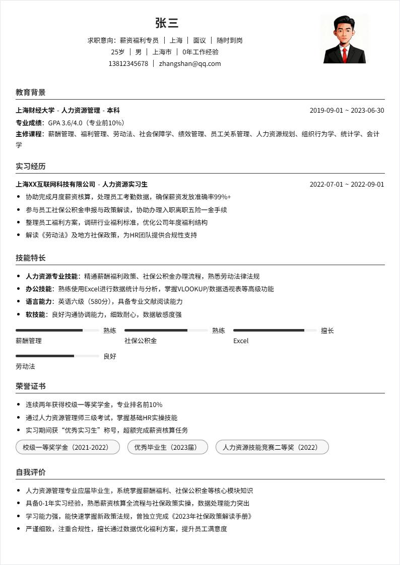 薪资福利 | 校招