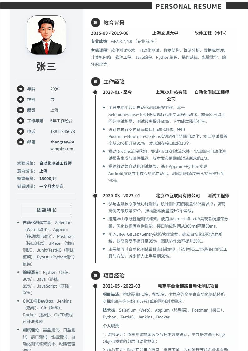 自动化测试 | 社招