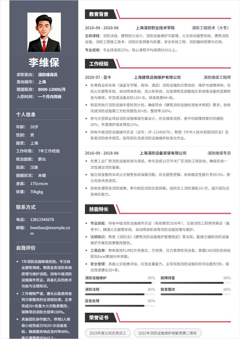 消防维保员 | 社招