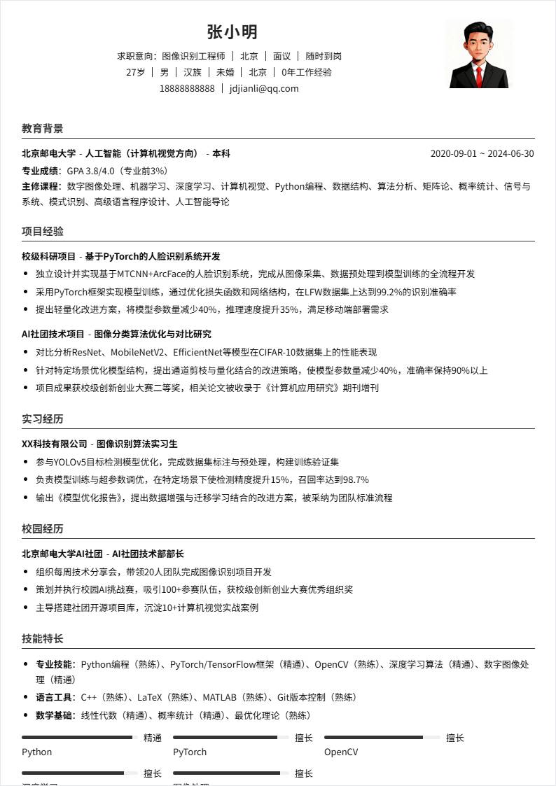 图像识别 | 校招