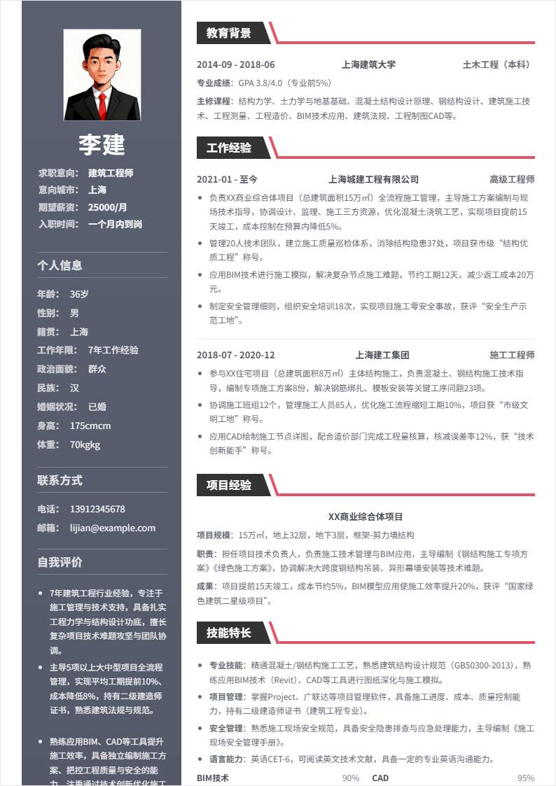 建筑工程师 | 社招