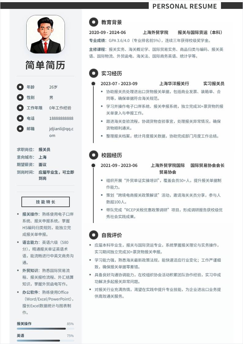 报关员 | 校招