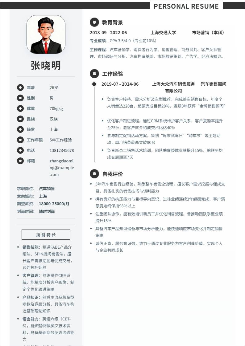 汽车销售 | 社招