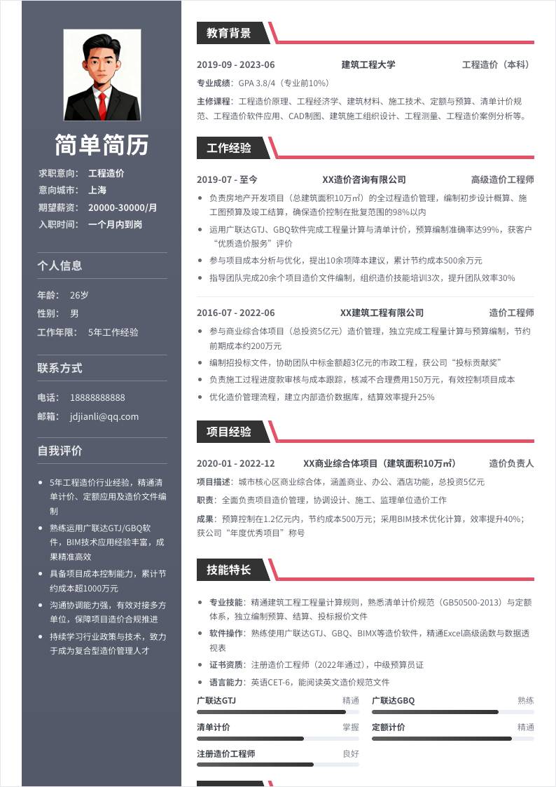 工程造价 | 社招
