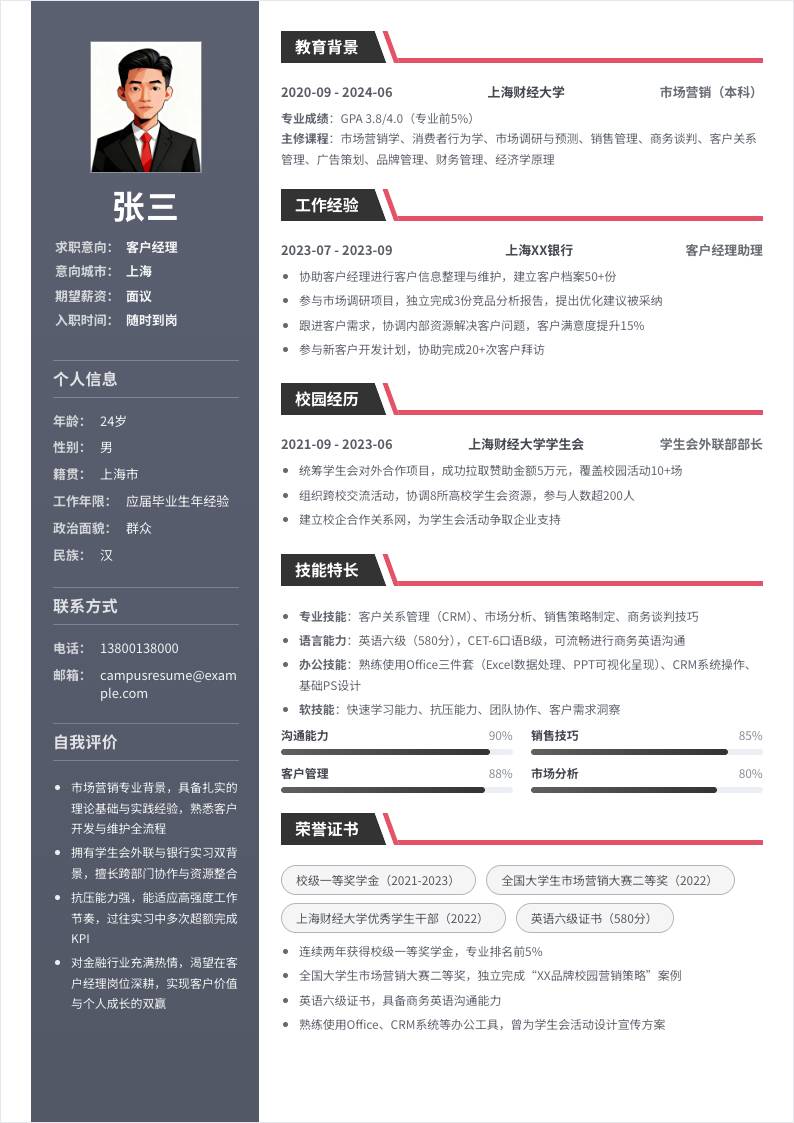 客户经理 | 校招