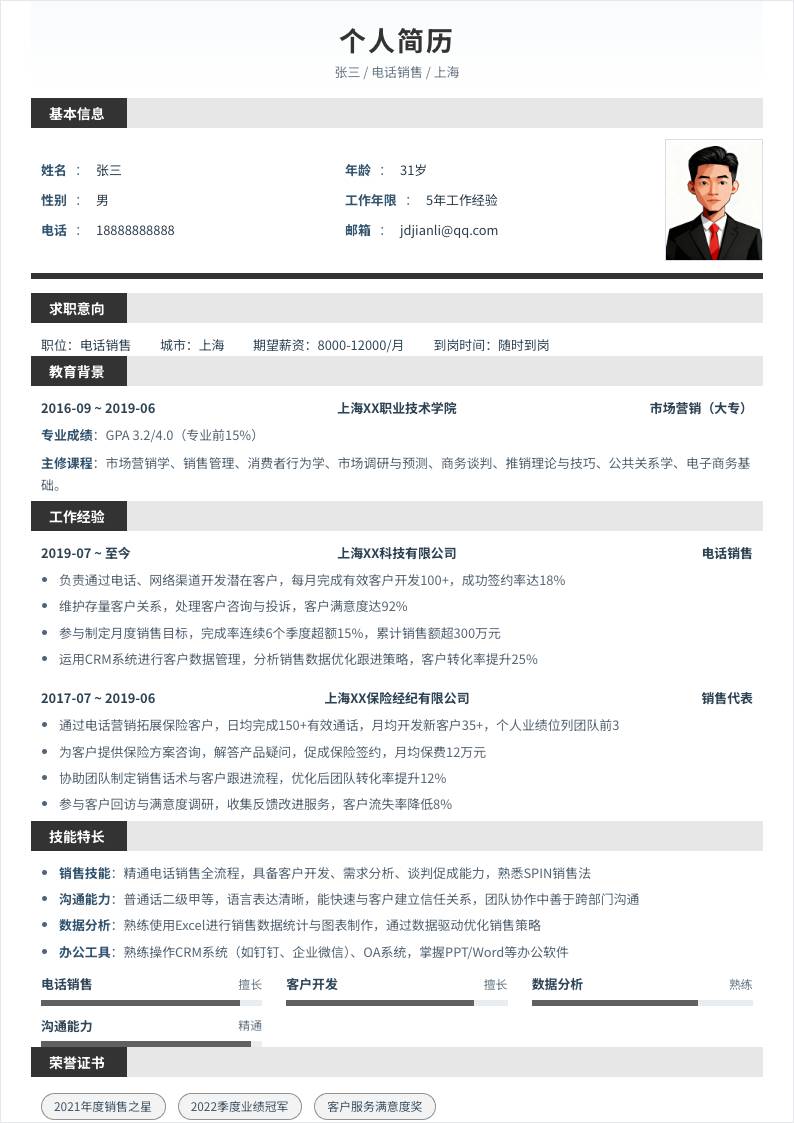 电话销售 | 社招