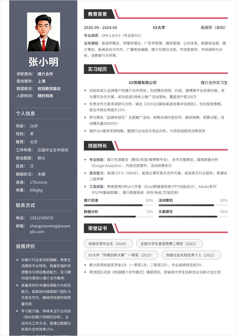 媒介合作 | 校招