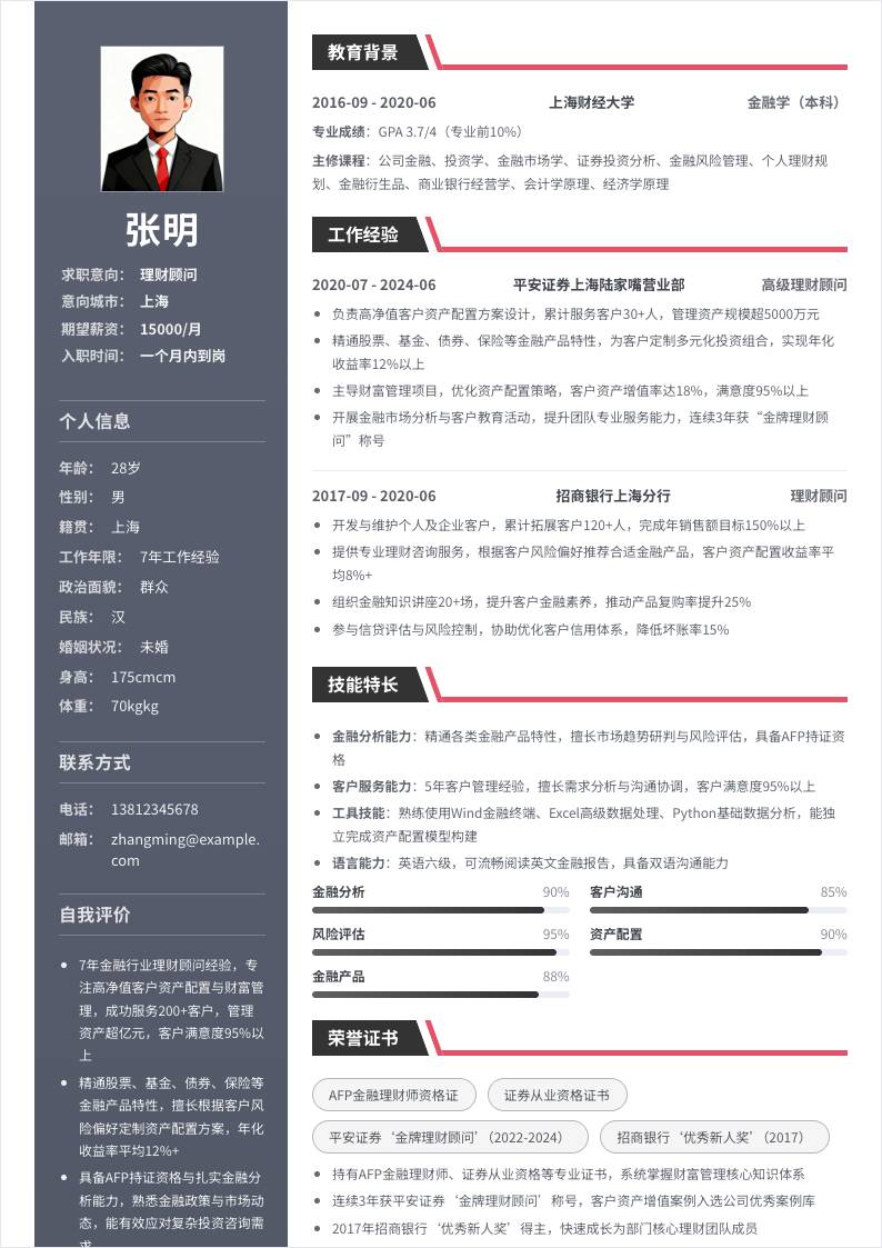 理财顾问 | 社招