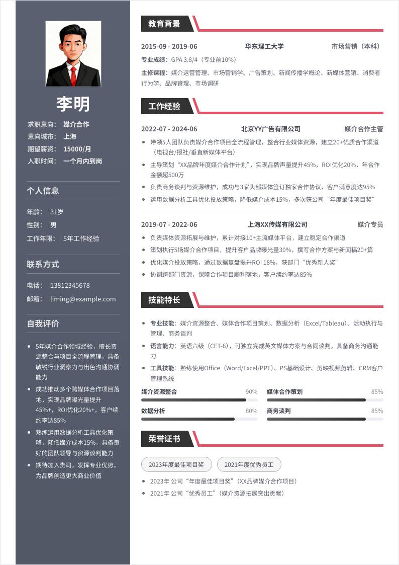 媒介合作 | 社招