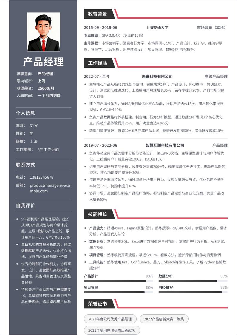 产品经理 | 社招