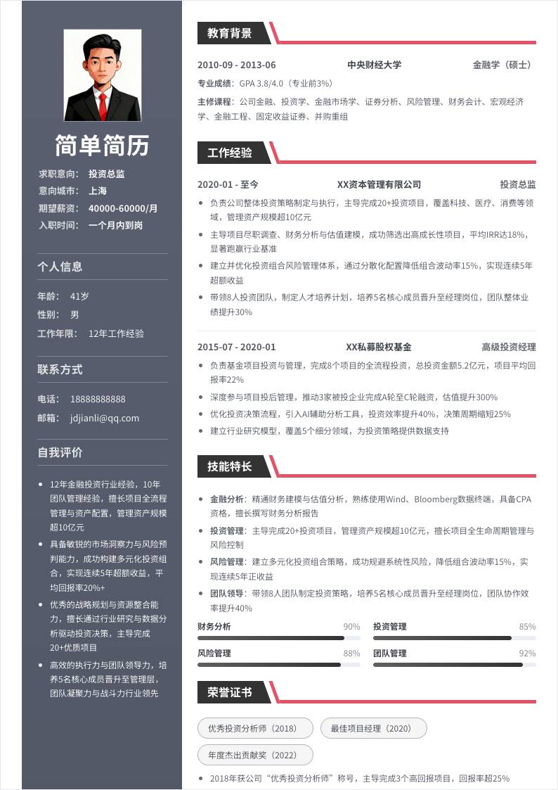 投资总监 | 校招