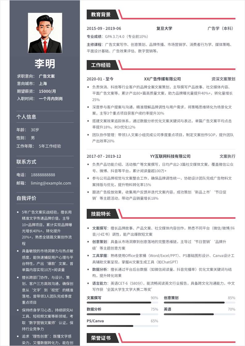 广告文案 | 社招