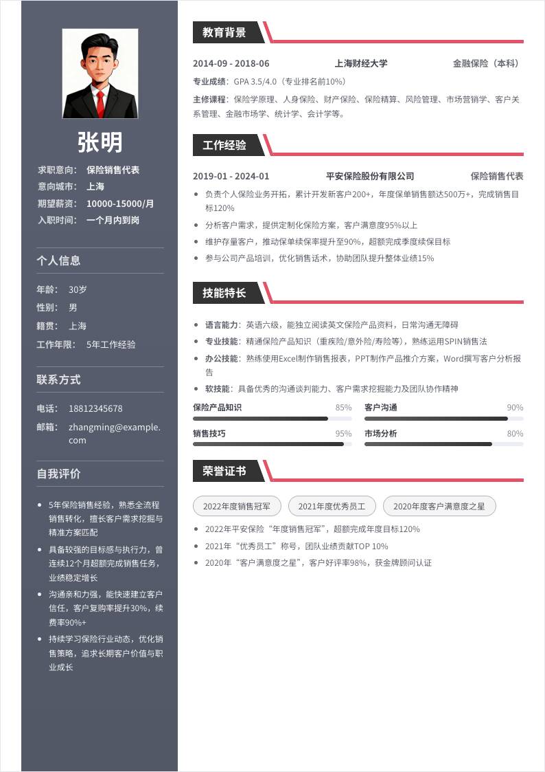 保险销售代表 | 社招