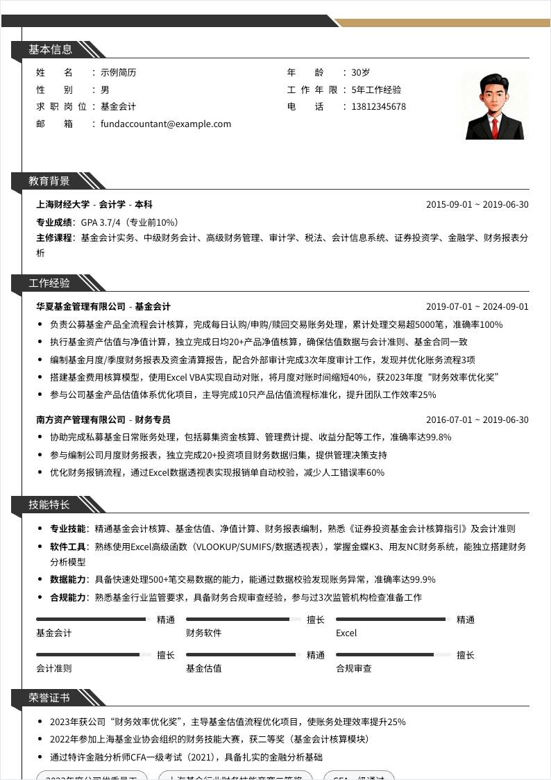 基金会计 | 社招