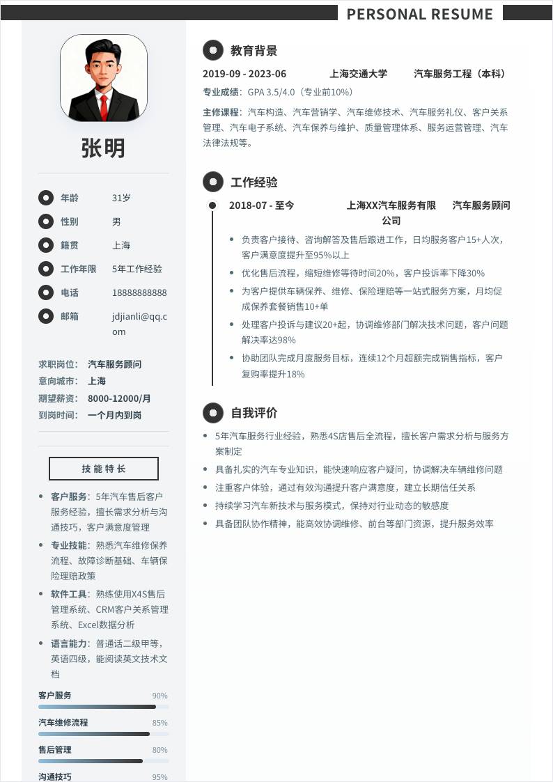 汽车服务顾问 | 社招