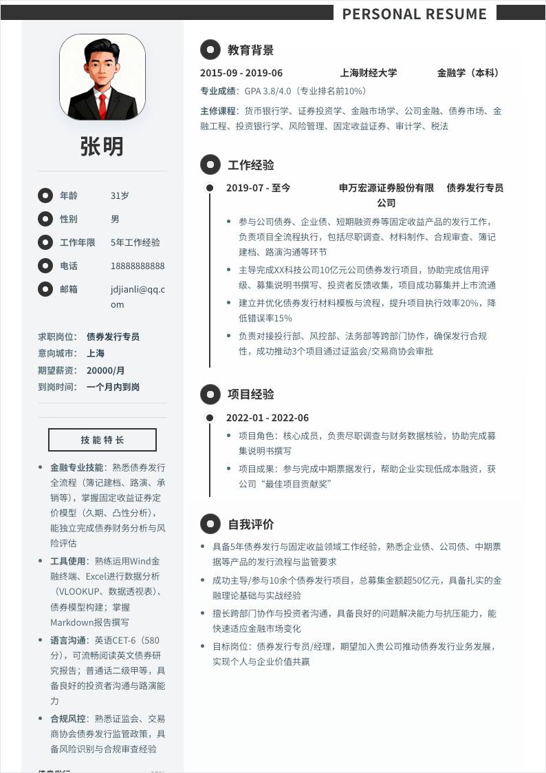 债券发行 | 社招