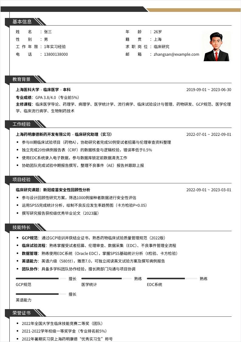 临床研究 | 校招