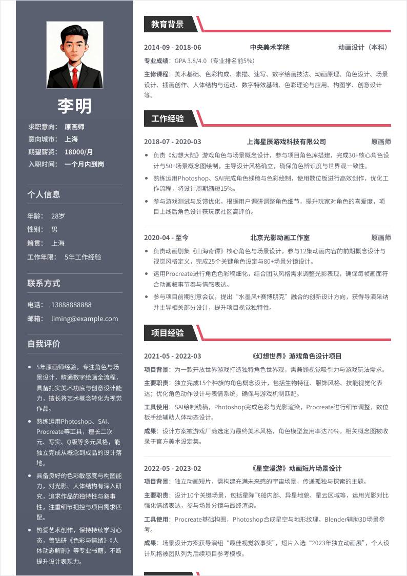 原画师 | 社招