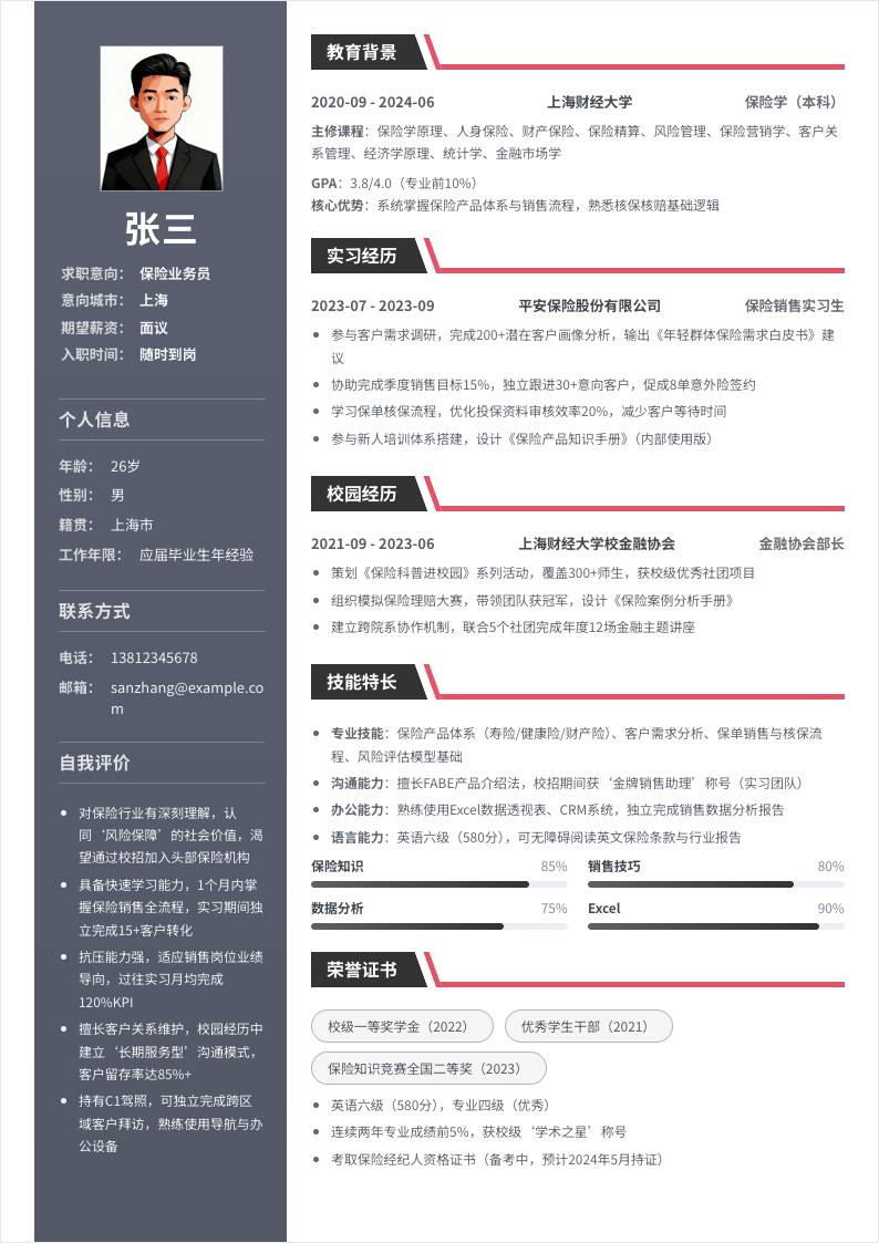 保险业务员 | 校招