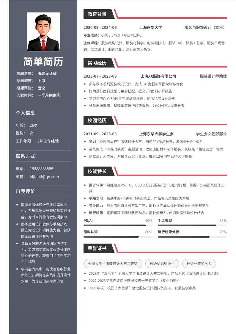 服装设计师 | 校招